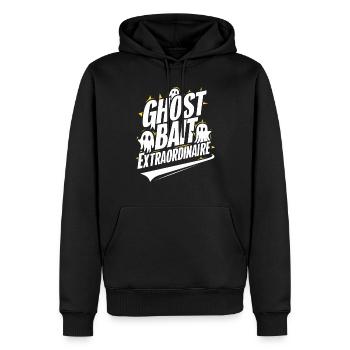 Ghost Bait Halloween Parapsychology Paranormal - Men’s Premium Organic Hoodie - black - Front - Nico (187cm)