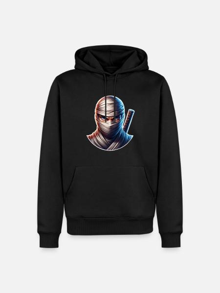 Ninja - Men’s Premium Organic Hoodie - black