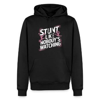 Cheerleading und Stunt Team Training für Spirit - Männer Premium Bio Hoodie - Schwarz - Vorne - Nico (187cm)
