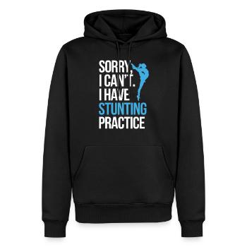 Cheerleading und Stunt Team Training für Spirit - Männer Premium Bio Hoodie - Schwarz - Vorne - Nico (187cm)
