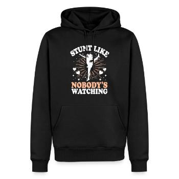 Cheerleading und Stunt Team Training für Spirit - Männer Premium Bio Hoodie - Schwarz - Vorne - Nico (187cm)
