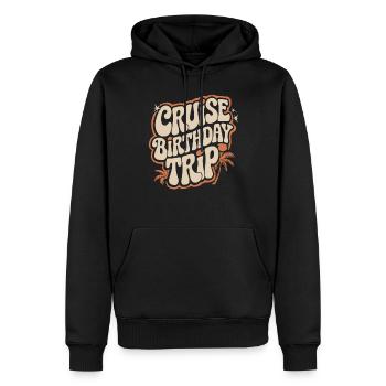 Kreuzfahrt Geburtstag Reise - Männer Premium Bio Hoodie - Schwarz - Vorne - Nico (187cm)