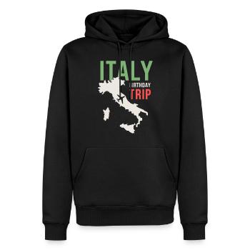 Italien Geburtstag Reise - Männer Premium Bio Hoodie - Schwarz - Vorne - Nico (187cm)