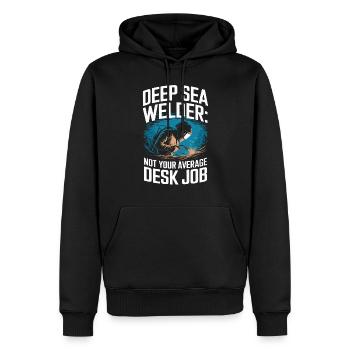 Unterwasser Schweißen Marine Taucher Berufe - Männer Premium Bio Hoodie - Schwarz - Vorne - Nico (187cm)