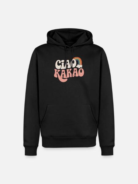 Ciao Cocoa - Men’s Premium Organic Hoodie - black