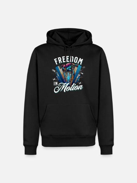 Parkour - Men’s Premium Organic Hoodie - black