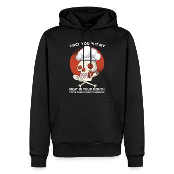 Koch Köche Kochen Koch Humor Koch Spruch - Männer Premium Bio Hoodie - Schwarz - Vorne - Nico (187cm)
