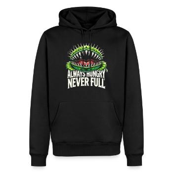 Entdecke Die Welt Der Venusfliegenfalle Und - Männer Premium Bio Hoodie - Schwarz - Vorne - Nico (187cm)
