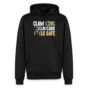 Claw Machine Master - Men’s Premium Organic Hoodie - black - Front - Nico (187cm)