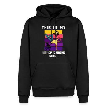 Retro Dancing Dancer Vintage Dance - Men’s Premium Organic Hoodie - black - Front - Nico (187cm)