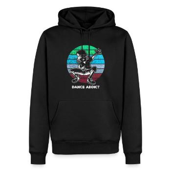 Süchtig nach Breakdance Tanzsport Tanzen - Männer Premium Bio Hoodie - Schwarz - Vorne - Nico (187cm)