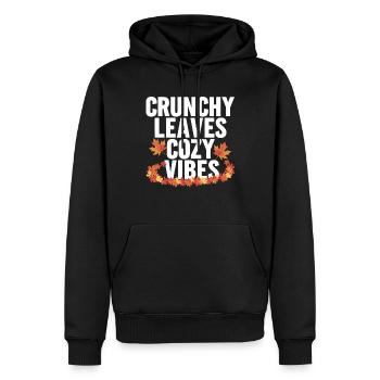 Herbstliche Farbenpracht für Naturliebhaber und - Männer Premium Bio Hoodie - Schwarz - Vorne - Nico (187cm)