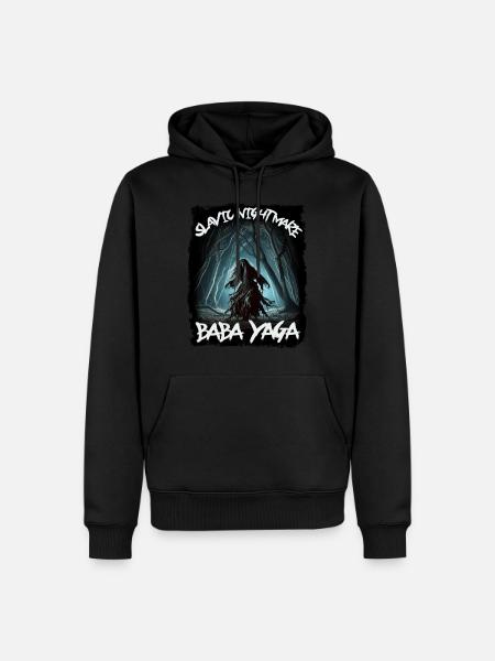 Baba Yaga - Slavic Nightmare - Men’s Premium Organic Hoodie - black