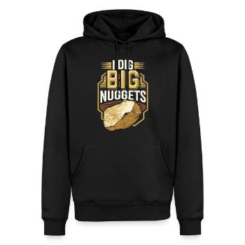 Gold Rush Adventure Gold Prospector Treasure Hunt - Herre Premium økologisk hoodie - sort - Foran - Nico (187cm)