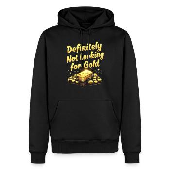 Gold Rush Adventure Gold Prospector Treasure Hunt - Herre Premium økologisk hoodie - sort - Foran - Nico (187cm)