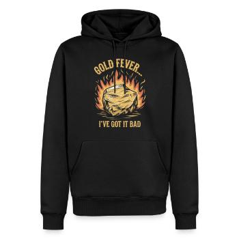 Gold Rush Adventure Gold Prospector Treasure Hunt - Herre Premium økologisk hoodie - sort - Foran - Nico (187cm)