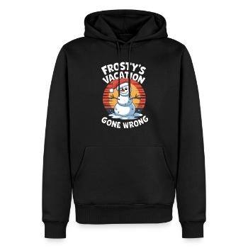 Frosty's Vacation Gone Wrong - Men’s Premium Organic Hoodie - black - Front - Nico (187cm)