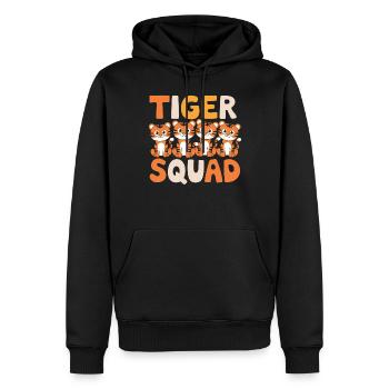 Tiger Group Design Tiger Squad - Sweat à capuche Premium bio Homme - noir - Devant - Nico (187cm)