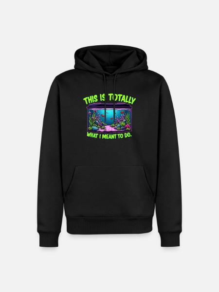 Aquascaping Enthusiast Underwater Gardening - Men’s Premium Organic Hoodie - black
