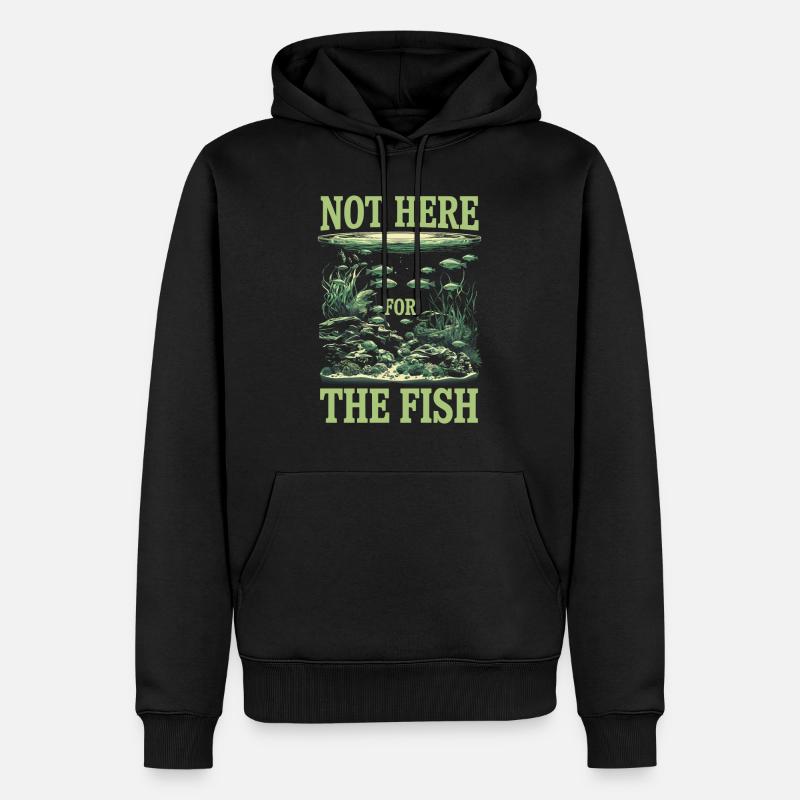 Passionné d’aquascaping Jardinage sous-marin - Sweat à capuche Premium bio Homme - noir