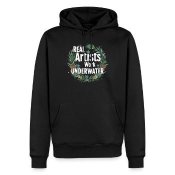 Aquascaping Enthusiast Underwater Gardening - Men’s Premium Organic Hoodie - black - Front - Nico (187cm)