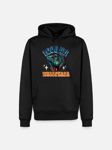 Iguana - Men’s Premium Organic Hoodie - black