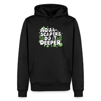 Aquascaping Enthusiast Underwater Gardening - Men’s Premium Organic Hoodie - black - Front - Nico (187cm)
