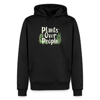 Passionné d’aquascaping Jardinage sous-marin - Sweat à capuche Premium bio Homme - noir - Devant - Nico (187cm)