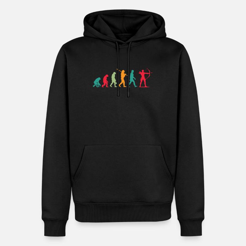 Evolution Archery - Men’s Premium Organic Hoodie - black