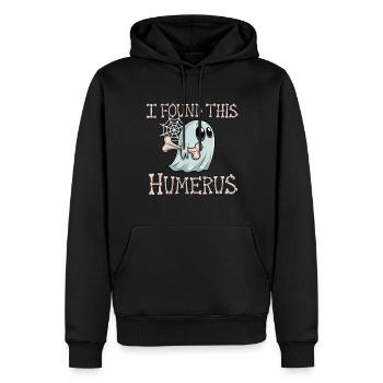 Halloween Geist Krankenschwester Knochen Lustig - Männer Premium Bio Hoodie - Schwarz - Vorne - Nico (187cm)
