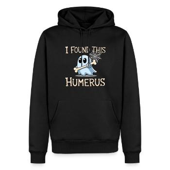 Halloween Ghost Nurse Bone Hospital - Sweat à capuche Premium bio Homme - noir - Devant - Nico (187cm)