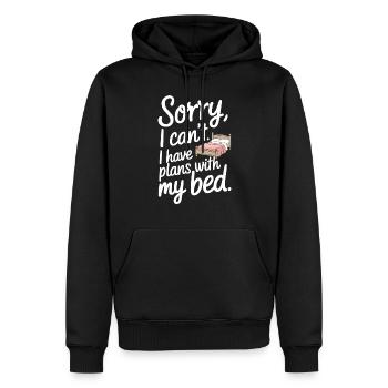Introversion Style alternatif Émotionnel - Sweat à capuche Premium bio Homme - noir - Devant - Nico (187cm)