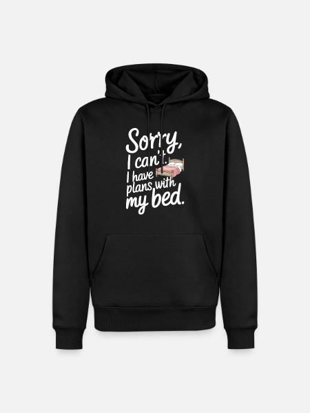 Introversion Alternative Style Emotional - Men’s Premium Organic Hoodie - black