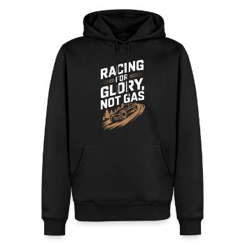 Boîte à savon alimentée par gravité Soap Box Racing Adventure pour le bricolage - Sweat à capuche Premium bio Homme - noir - Devant - Nico (187cm)