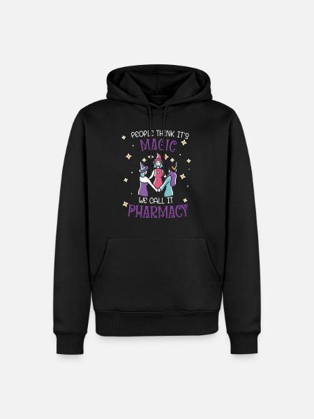 Pharmacy | Pharmacy Magic - Men’s Premium Organic Hoodie - black