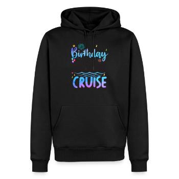 My Birthday Cruise 2024 - Men’s Premium Organic Hoodie - black - Front - Nico (187cm)