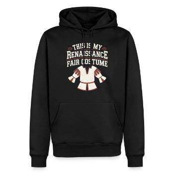 Renaissance Fair Outfit Medieval Ren Faire - Männer Premium Bio Hoodie - Schwarz - Vorne - Nico (187cm)
