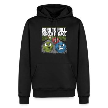 Des aventures palpitantes de courses de billes pour les passionnés - Sweat à capuche Premium bio Homme - noir - Devant - Nico (187cm)