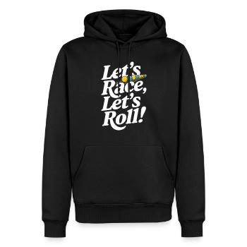 Des aventures palpitantes de courses de billes pour les passionnés - Sweat à capuche Premium bio Homme - noir - Devant - Nico (187cm)