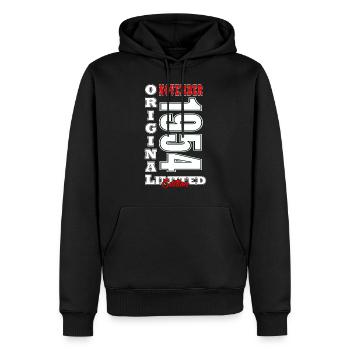 Birthday November 1954 Gift November 1954 - Men’s Premium Organic Hoodie - black - Front - Nico (187cm)