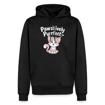 Furry Fandom Enthusiast Cosplay Fun and Fursuiting - Männer Premium Bio Hoodie - Schwarz - Vorne - Nico (187cm)