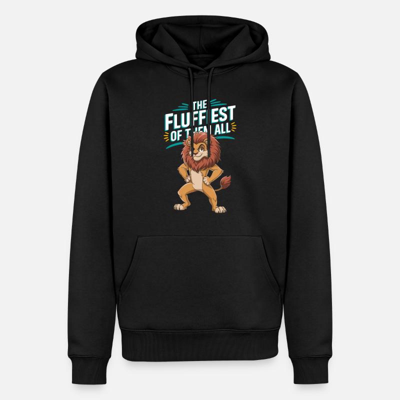 Furry Fandom Enthousiaste Cosplay Fun et Fursuiting - Sweat à capuche Premium bio Homme - noir