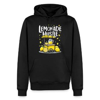 Refreshing Lemonade Vibes: Perfect for Lemonade - Men’s Premium Organic Hoodie - black - Front - Nico (187cm)