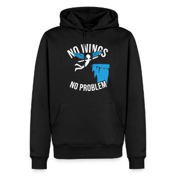 Cliff Diving Adventure Sports Thrill Seeker - Männer Premium Bio Hoodie - Schwarz - Vorne - Nico (187cm)