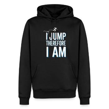 Cliff Diving Adventure Sports Thrill Seeker - Männer Premium Bio Hoodie - Schwarz - Vorne - Nico (187cm)