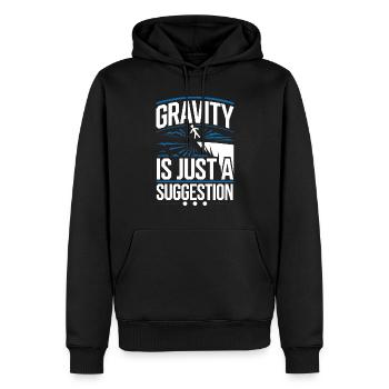 Cliff Diving Adventure Sports Thrill Seeker - Männer Premium Bio Hoodie - Schwarz - Vorne - Nico (187cm)