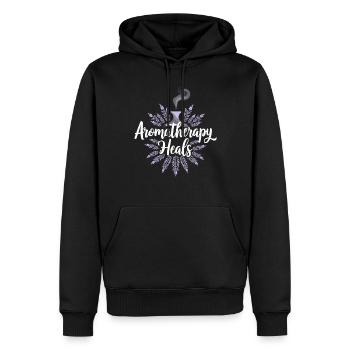 Embrace Aromatherapy For Holistic Healing And - Männer Premium Bio Hoodie - Schwarz - Vorne - Nico (187cm)