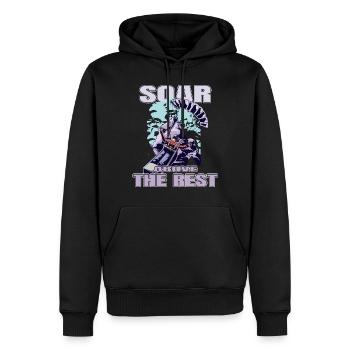 Envolez-vous au-dessus des autres – Paragliding Design - Sweat à capuche Premium bio Homme - noir - Devant - Nico (187cm)