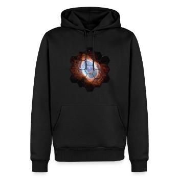 Universumsbild des südlichen Ringnebels Webb-Raum - Männer Premium Bio Hoodie - Schwarz - Vorne - Nico (187cm)