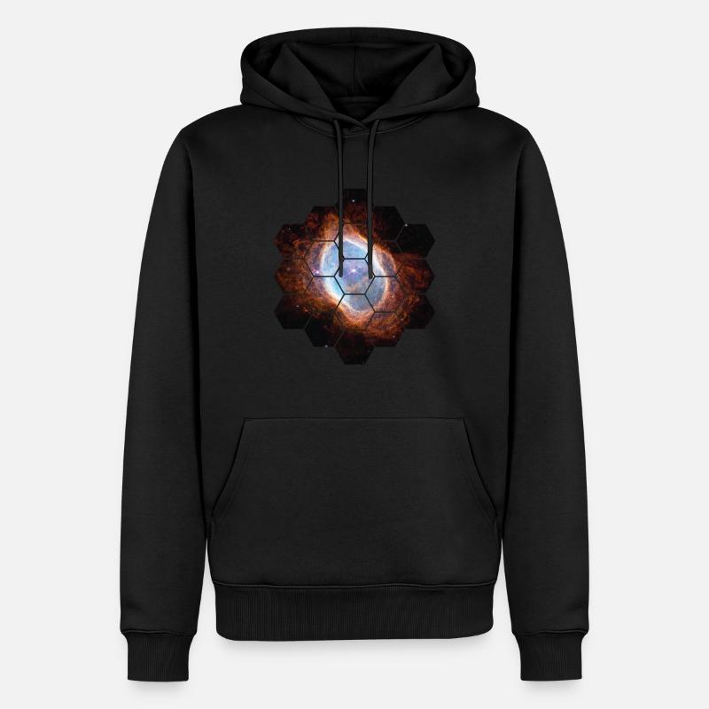 Universumsbild des südlichen Ringnebels Webb-Raum - Männer Premium Bio Hoodie - Schwarz